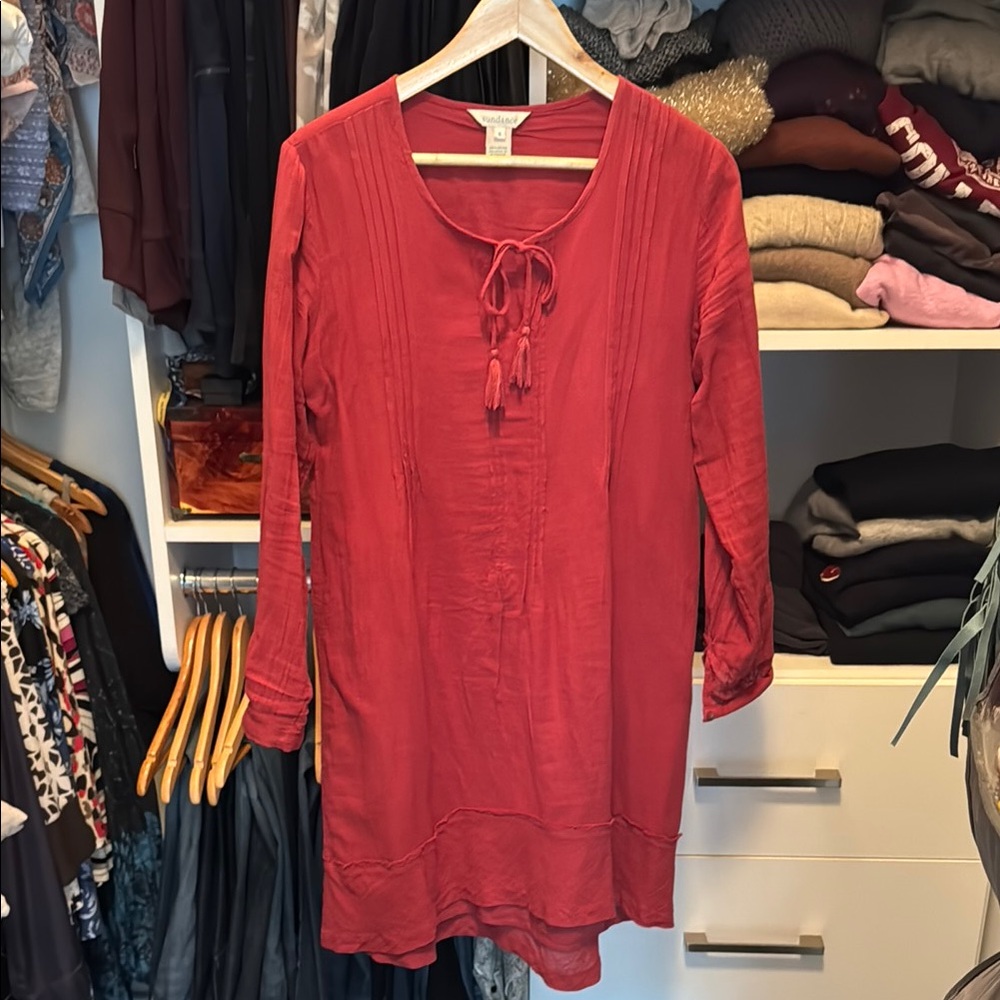 Sundance Red Midi Dress